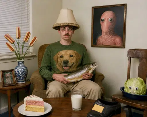GuyWifLampWifDogWifAlien logo