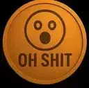 oh shit coin logo