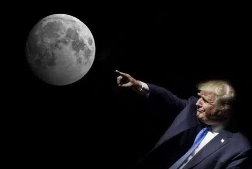 AMERICA TO THE MOON logo