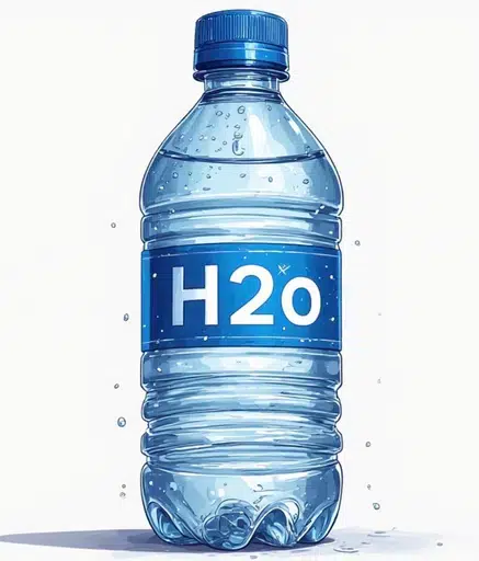 water bottle logo