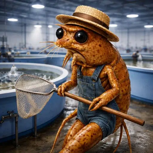 Indoor Shrimp Farming logo
